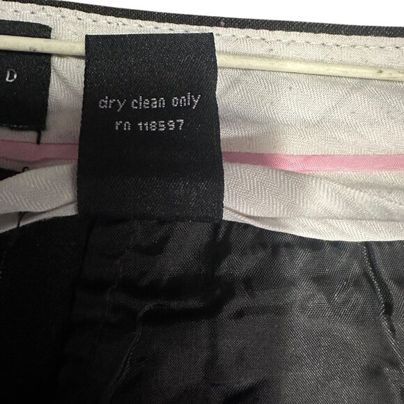 The Limited Womens 12 Cassidy Fit Pinstripe Charcoal Gray Dress Pants - Picture 5 of 15